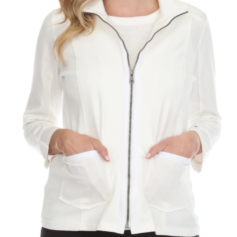 NWT - Neon Buddha Zipper Front Jacket - Large